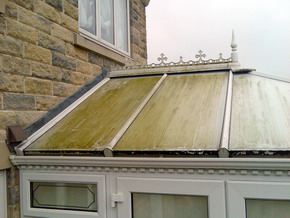 Conservatory roof cleaning in Worsley